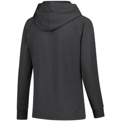 Connor Bedard Chicago Blackhawks Levelwear Women's Impression Name & Number Raglan Hoodie - Charcoal - NHL 203294810
