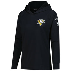 Sidney Crosby Pittsburgh Penguins Levelwear Women's Impression Name & Number Raglan Hoodie - Black - NHL 203294811