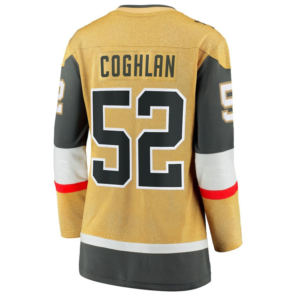 Dylan Coghlan Vegas Golden Knights Fanatics Women's Home Breakaway Jersey - Gold - NHL 203295005