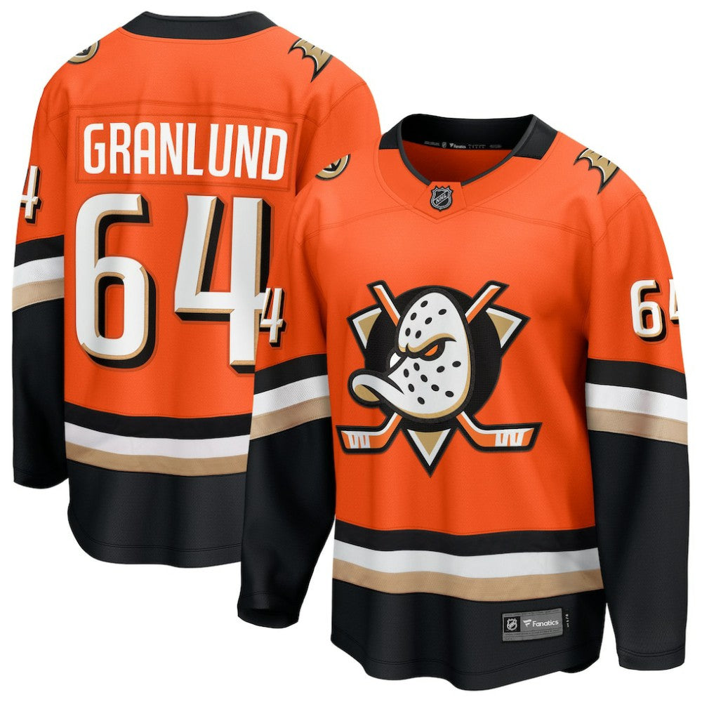 Mikael Granlund Anaheim Ducks Fanatics Home Breakaway Jersey - Orange - NHL 203295008
