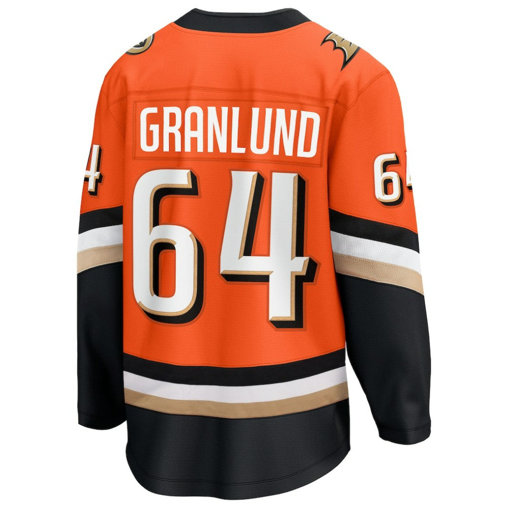 Mikael Granlund Anaheim Ducks Fanatics Home Breakaway Jersey - Orange - NHL 203295008