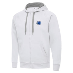 Orlando Magic Antigua New Logo Victory Full-Zip Hooded Sweatshirt White