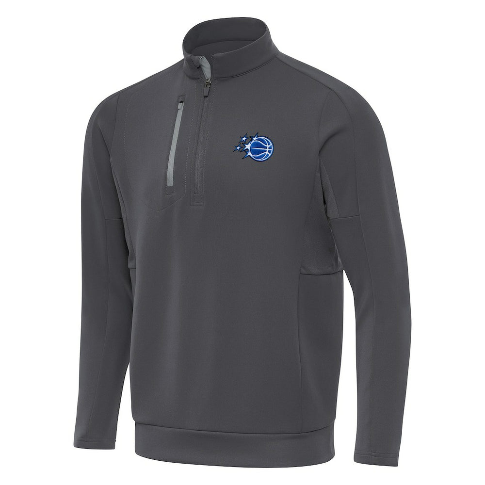 Orlando Magic Antigua New Logo Generation Quarter-Zip Pullover Top Pewter | New Era for sale