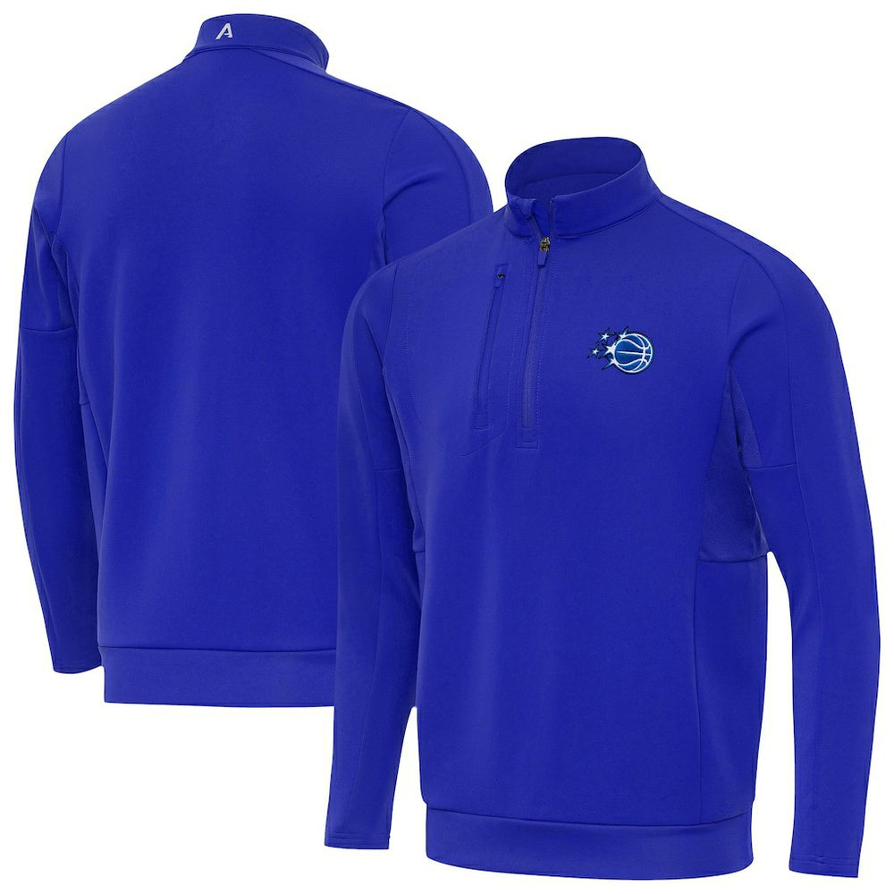Orlando Magic Antigua New Logo Generation Quarter-Zip Pullover Top Royal | New Era discount