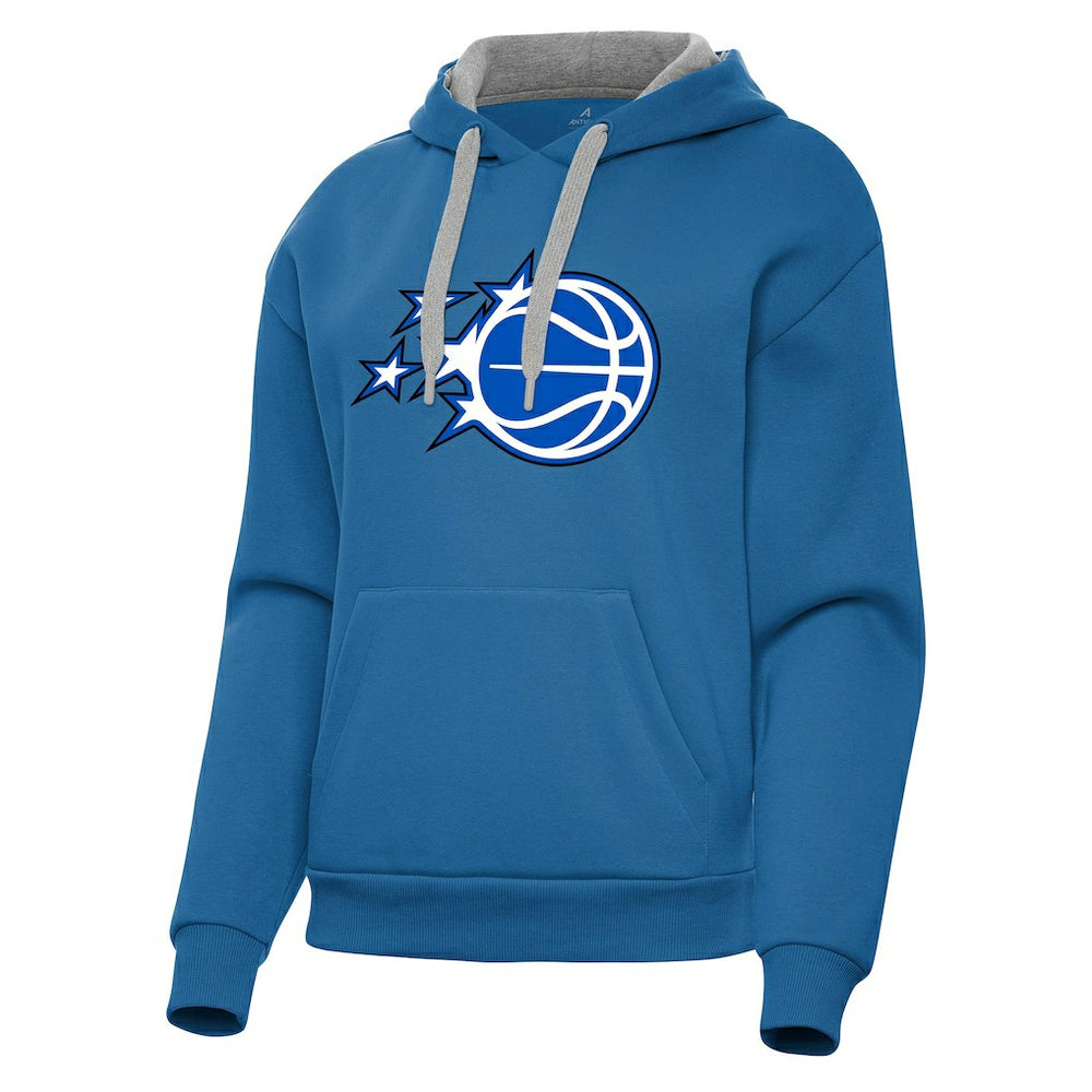 Orlando Magic Antigua Women's New Logo Victory Pullover Hoodie Blue