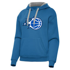 Orlando Magic Antigua Women's New Logo Victory Pullover Hoodie Blue