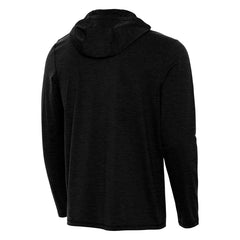 Orlando Magic Antigua New Logo Tidy Quarter-Zip Hoodie Heather Black
