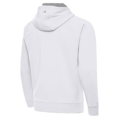 Orlando Magic Antigua New Logo Tall Victory Full-Zip Hooded Sweatshirt White