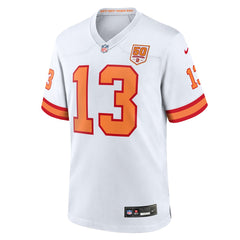 Nike Mike Evans '76 Tampa Bay Buccaneers 50th Season Game Jersey White
