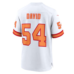 Nike Lavonte David '76 Tampa Bay Buccaneers 50th Season Game Jersey White