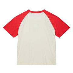 Pittsburgh Pirates Mitchell & Ness Women's Boyfriend Raglan T-Shirt - Cream - Mitchell & Ness Lifestyle