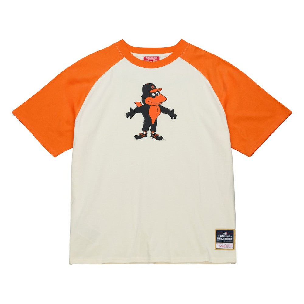 Baltimore Orioles Mitchell & Ness Women's Boyfriend Raglan T-Shirt - Cream - Mitchell & Ness Discount