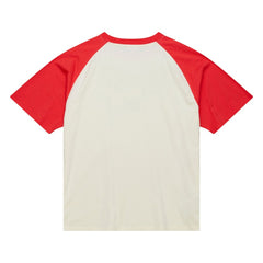 Boston Red Sox Mitchell & Ness Women's Boyfriend Raglan T-Shirt - Cream - Mitchell & Ness Discount
