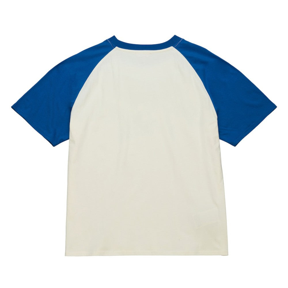 Chicago Cubs Mitchell & Ness Women's Boyfriend Raglan T-Shirt - Cream - Mitchell & Ness Lifestyle