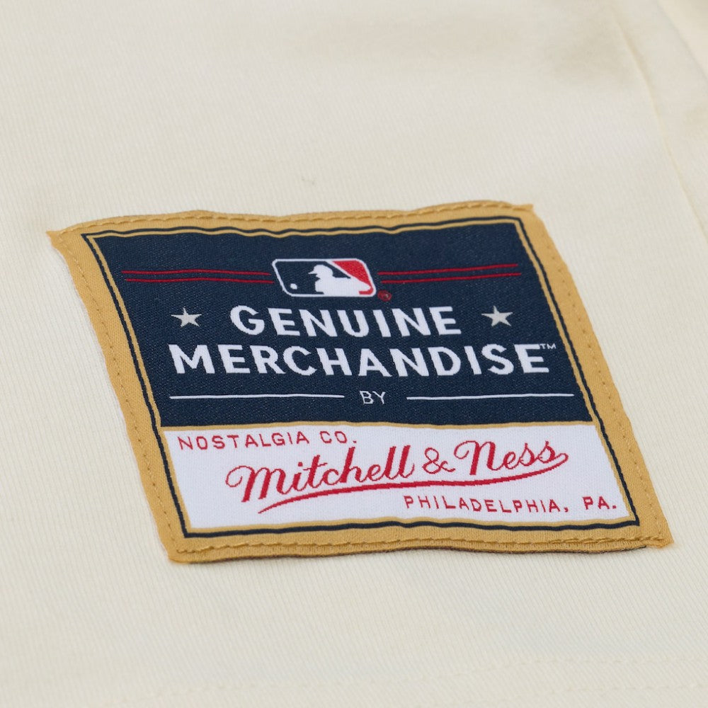 Chicago Cubs Mitchell & Ness Women's Boyfriend Raglan T-Shirt - Cream - Mitchell & Ness Lifestyle