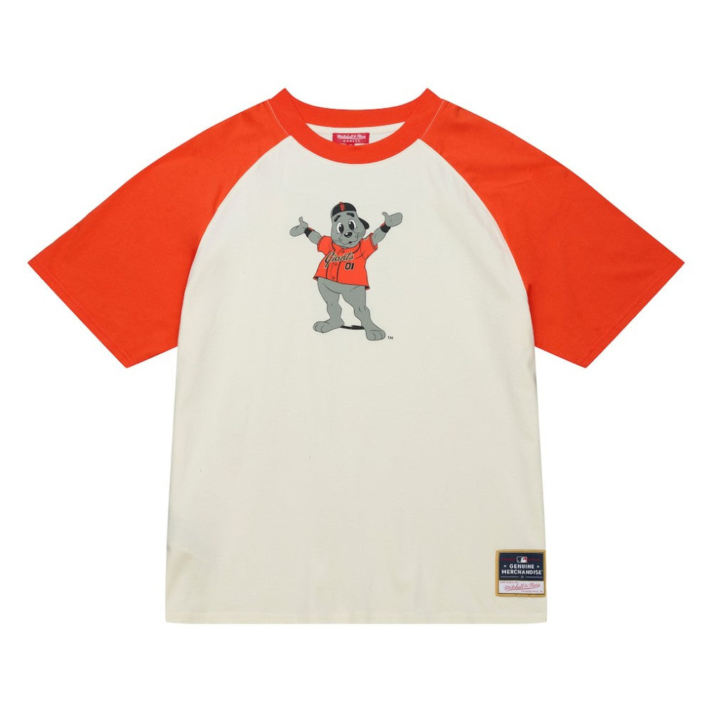 San Francisco Giants Mitchell & Ness Women's Boyfriend Raglan T-Shirt - Cream - Mitchell & Ness Discount