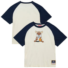 Seattle Mariners Mitchell & Ness Women's Boyfriend Raglan T-Shirt - Cream - Mitchell & Ness Discount