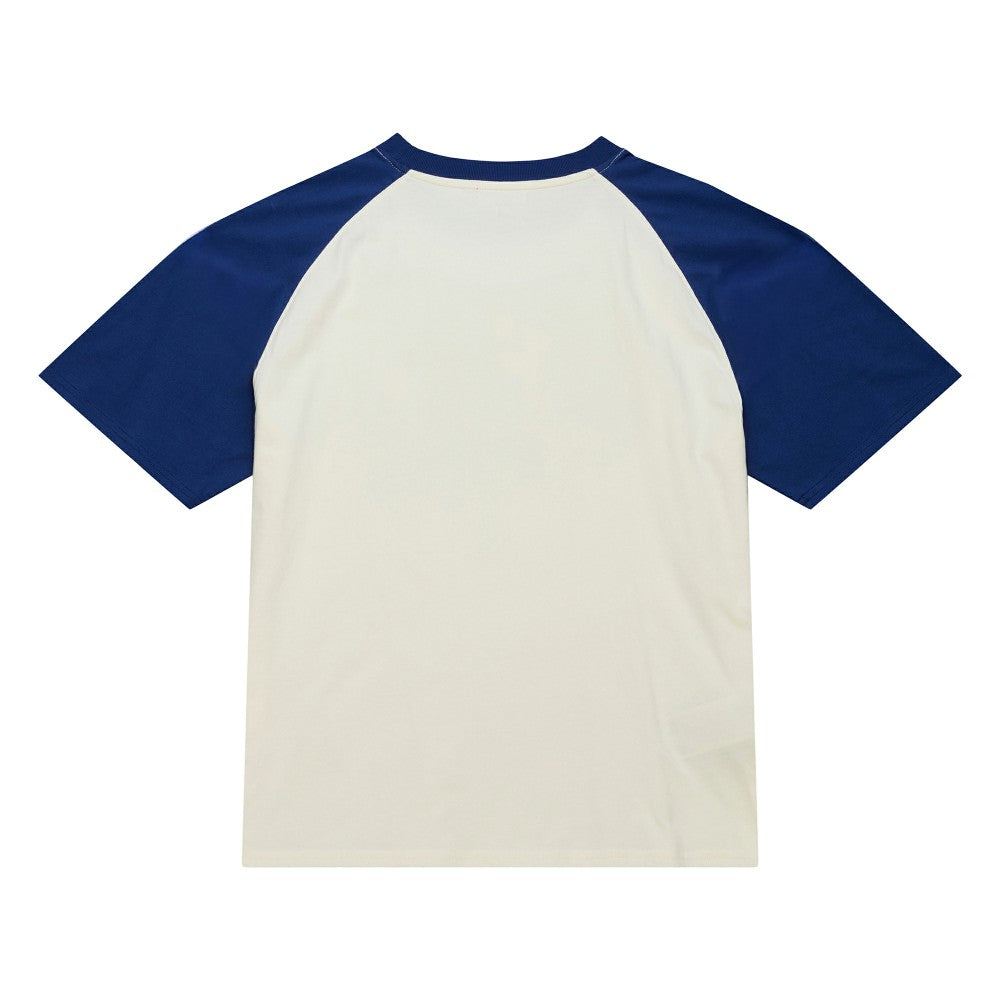 Milwaukee Brewers Mitchell & Ness Women's Boyfriend Raglan T-Shirt - Cream - Mitchell & Ness Online
