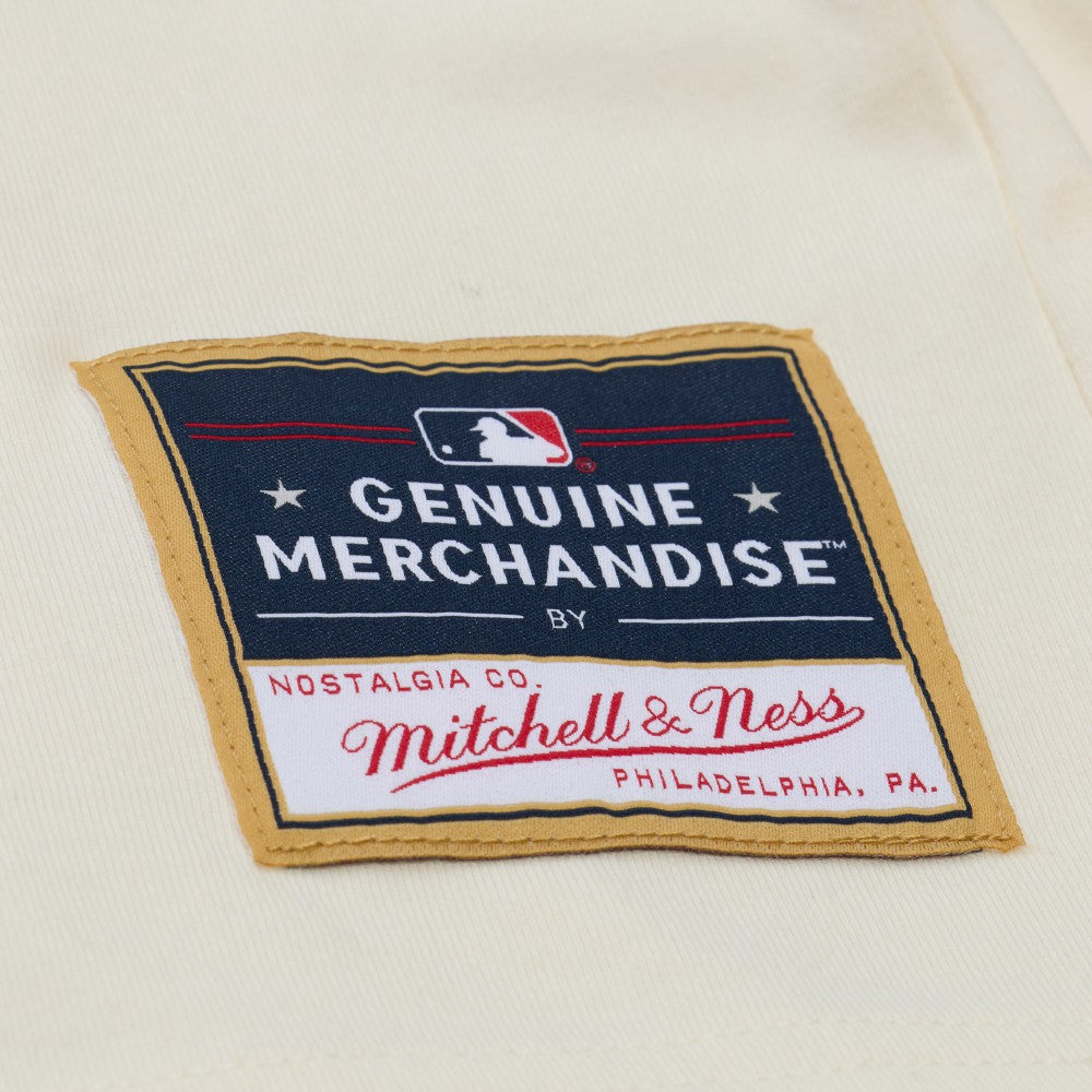 Milwaukee Brewers Mitchell & Ness Women's Boyfriend Raglan T-Shirt - Cream - Mitchell & Ness Online