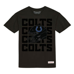 Mitchell & Ness Indianapolis Colts Indiana Nights Throw It Back Heritage T-Shirt Black