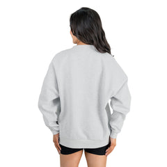 Tampa Bay Buccaneers Gameday Couture Women's Home Turf Oversized Premium Fleece Pullover Sweatshirt Ash