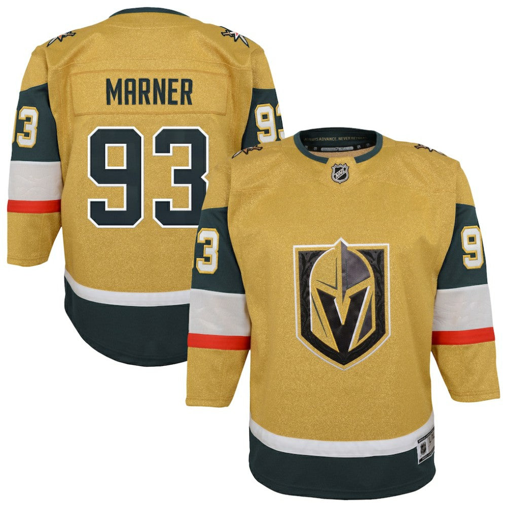 Mitch Marner Vegas Golden Knights Outerstuff Youth Premier Player Jersey - Gold - NHL 203319985