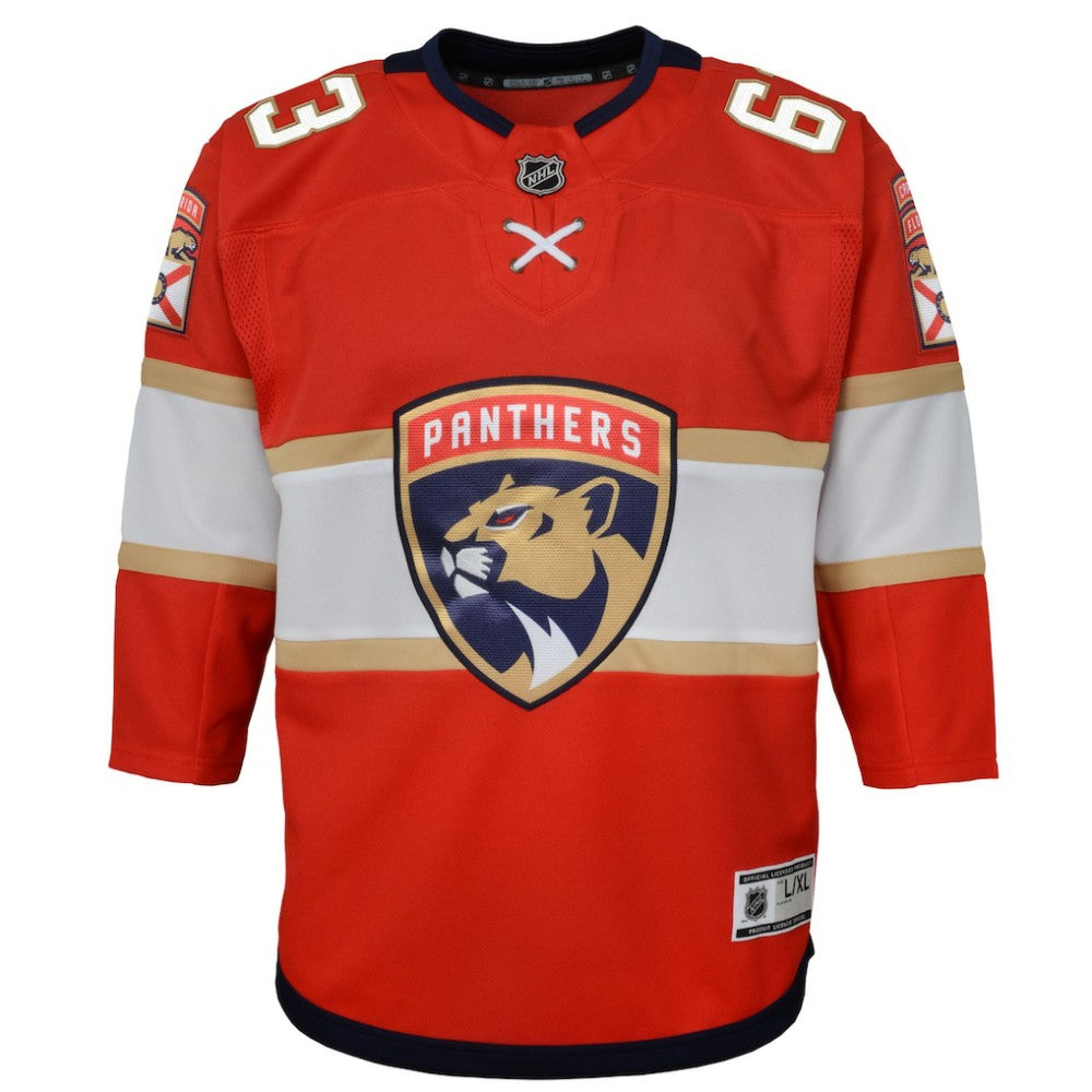 Brad Marchand Florida Panthers Outerstuff Youth Premier Player Jersey - Red - NHL 203319986