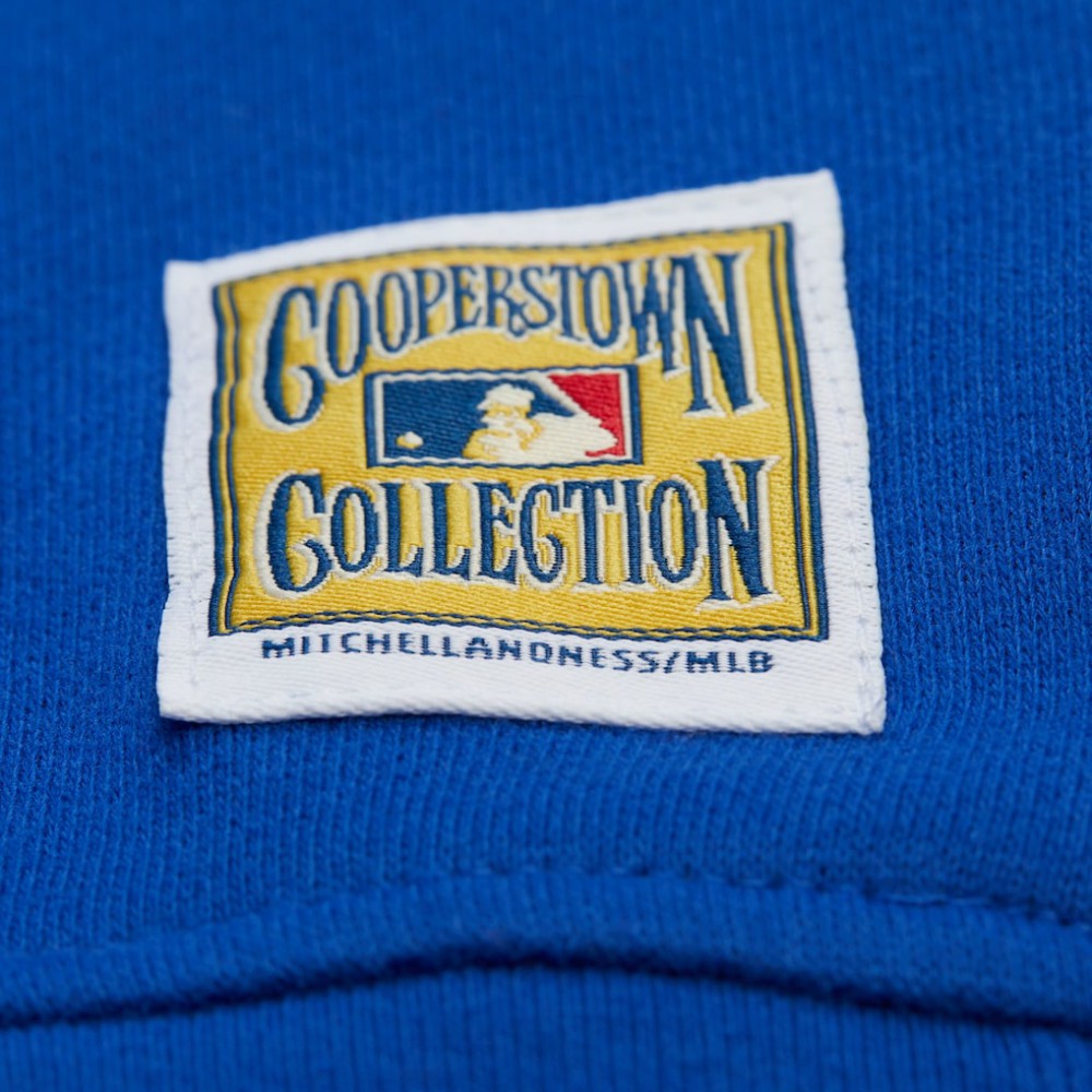 Atlanta Braves Mitchell & Ness Women's Cooperstown Collection Crewneck Sweatshirt - Royal - Mitchell & Ness on Sale