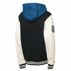 Minnesota Timberwolves Youth Hardwood Classics Courtside Fleece Full-Snap Hooded Jacket Black | Mitchell & Ness outlet