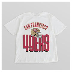 San Francisco 49ers Gameday Couture Women's Oversized Classic Fierce Focus T-Shirt White