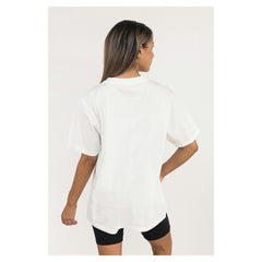 Denver Broncos Gameday Couture Women's Oversized Classic Fierce Focus T-Shirt White
