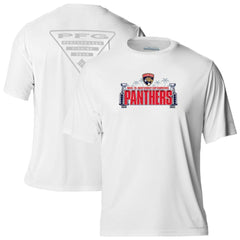 Florida Panthers Columbia Terminal Tackle Back-To-Back Stanley Cup Champions Omni-Shade T-Shirt - White - NHL 203322624