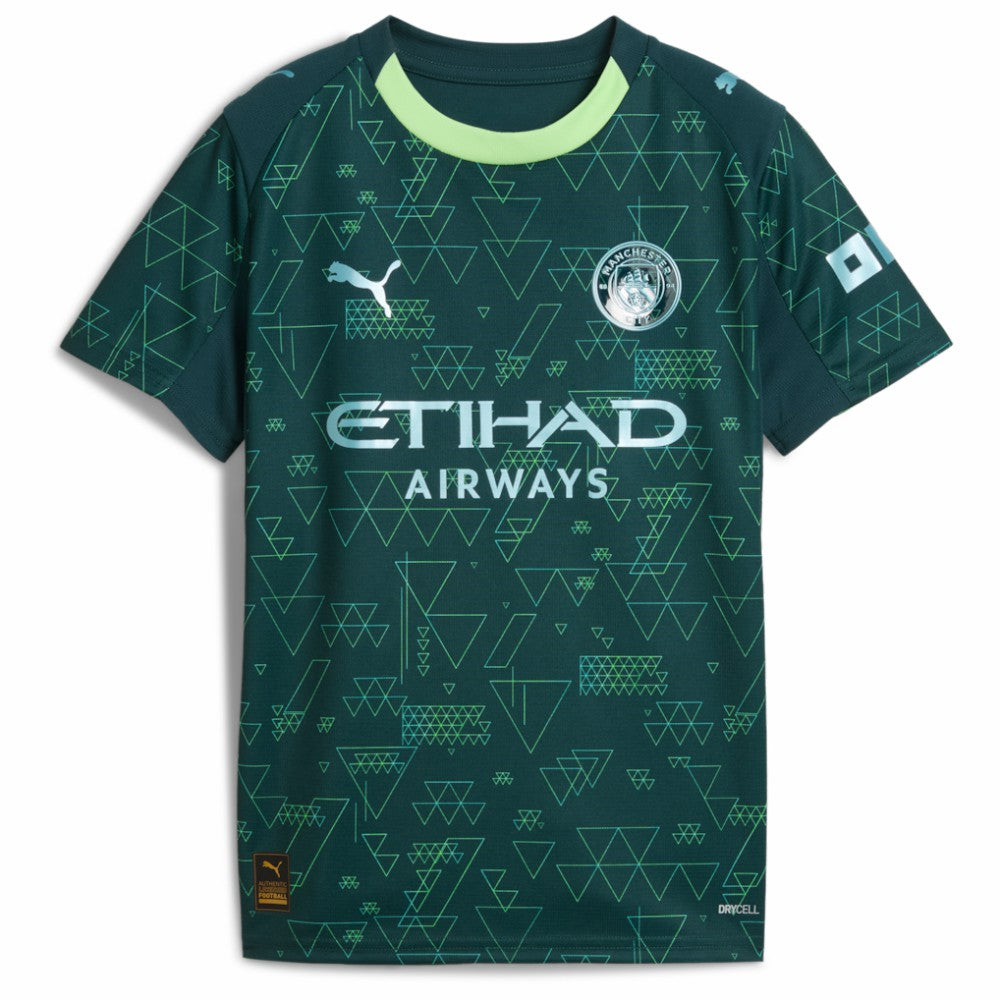 Manchester City x EA SPORTS FC Youth 2025/26 Fourth Jersey Green - Puma