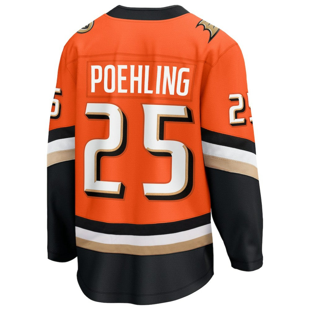 Ryan Poehling Anaheim Ducks Fanatics Home Breakaway Jersey - Orange - NHL 203322870