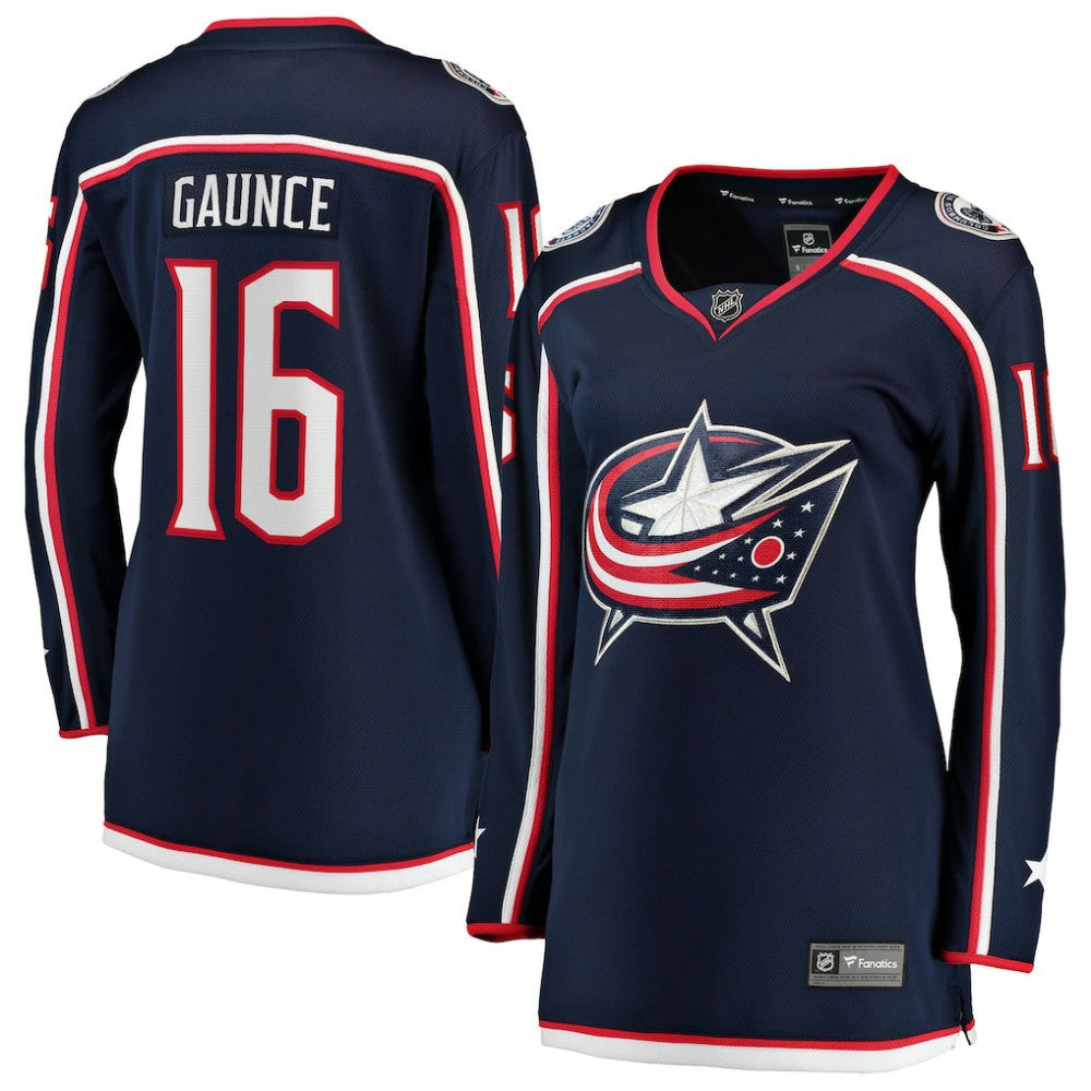 Brendan Gaunce Columbus Blue Jackets Fanatics Women's Home Breakaway Jersey - Navy - NHL 203322902