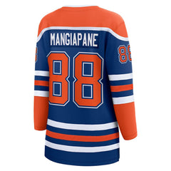 Andrew Mangiapane Edmonton Oilers Fanatics Women's Home Breakaway Jersey - Royal - NHL 203322916