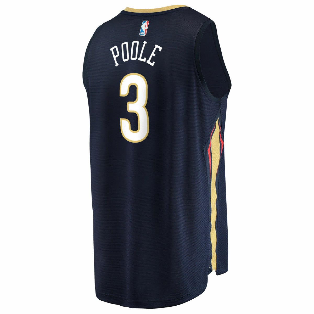 Jordan Poole New Orleans Pelicans Youth Fast Break Replica Jersey Navy Icon Edition | Fanatics Lifestyle
