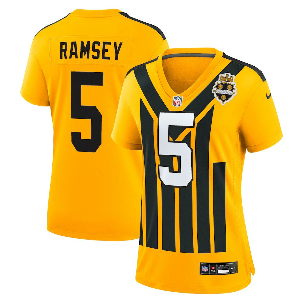 Nike Jalen Ramsey Pittsburgh Steelers Women's Alternate 1933 Throwback Game Jersey Gold