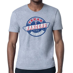 Texas Rangers Starter Route 66 Team Logo T-Shirt - Heather Gray - MLB Discount