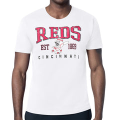 Cincinnati Reds Starter Distressed Logo T-Shirt - White - MLB Online