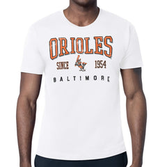 Baltimore Orioles Starter Distressed Logo T-Shirt - White - MLB on Sale