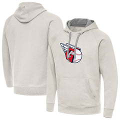 Cleveland Guardians Antigua Victory Pullover Hoodie - Cream - MLB Sale