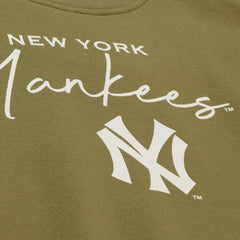 New York Yankees Mitchell & Ness Women's Cooperstown Collection Fleece Sweatshirt - Olive - Mitchell & Ness Sale