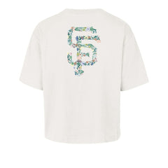 San Francisco Giants '47 Women's Full Bloom Cropped T-Shirt - Natural - 47 brand Online