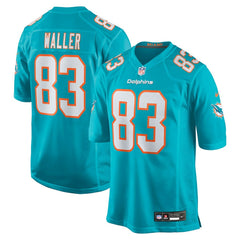 Nike Darren Waller Miami Dolphins Team Game Jersey Aqua