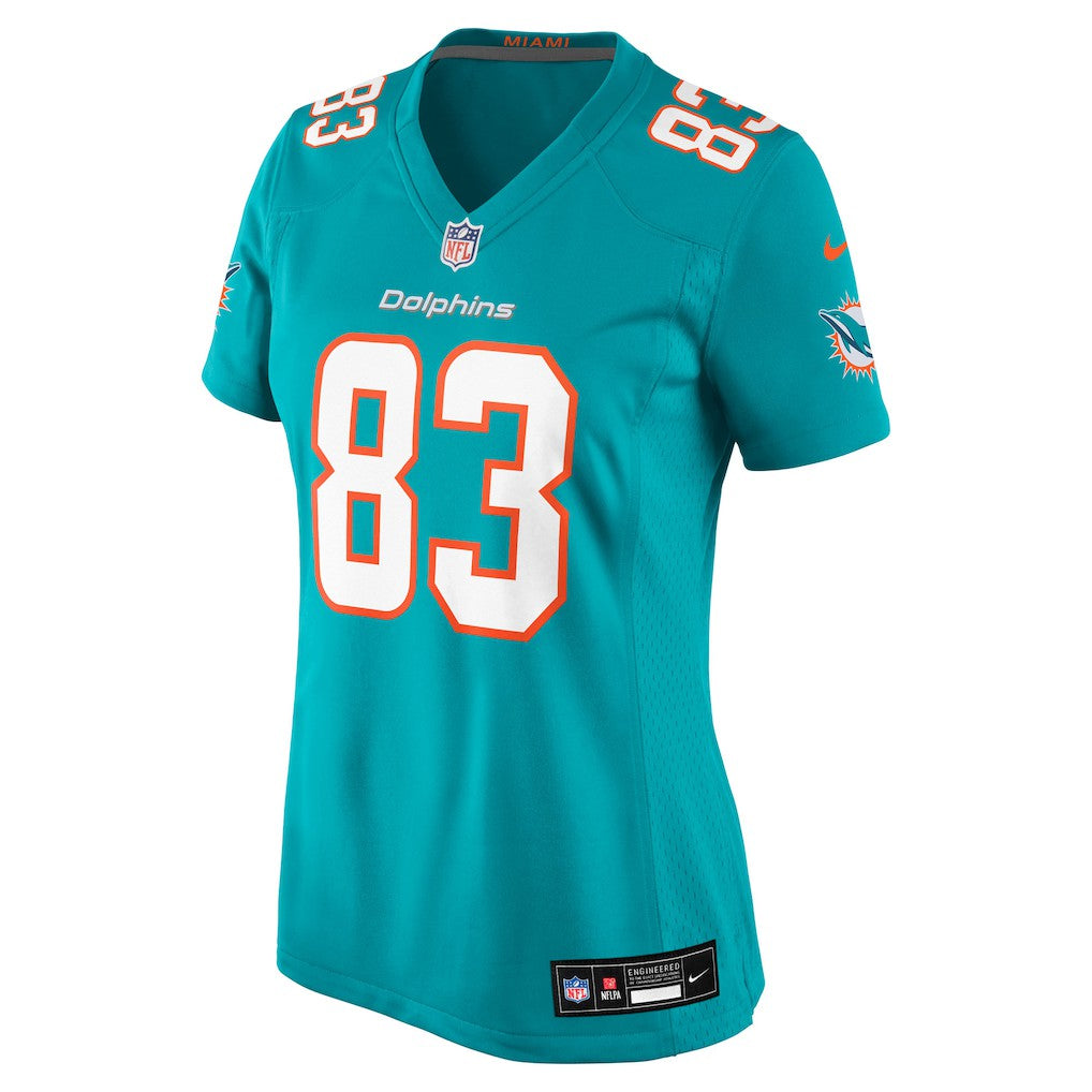 Nike Darren Waller Miami Dolphins Women's Team Game Jersey Aqua