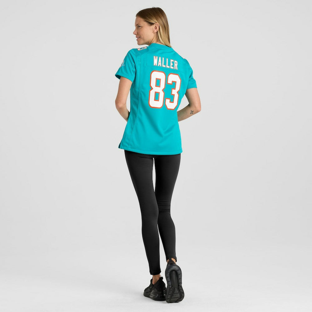 Nike Darren Waller Miami Dolphins Women's Team Game Jersey Aqua