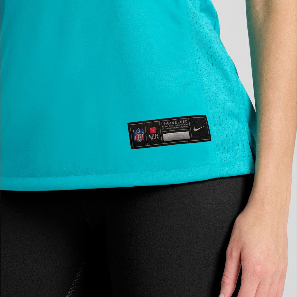 Nike Darren Waller Miami Dolphins Women's Team Game Jersey Aqua