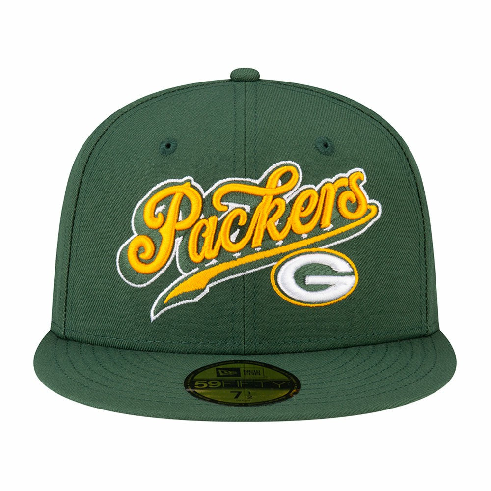 Green Bay Packers New Era Born x Raised 59FIFTY Fitted Hat Green