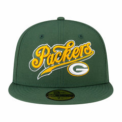 Green Bay Packers New Era Born x Raised 59FIFTY Fitted Hat Green